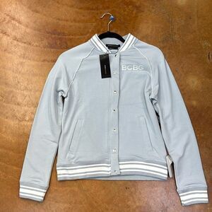 NWT BCBG MaxAzria varsity jacket